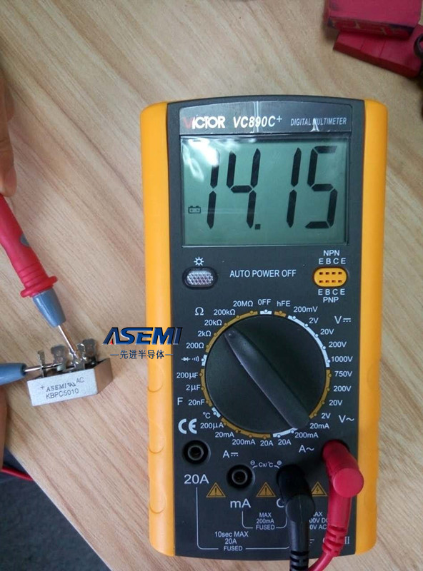 整流桥如何判断好坏?最全的二极管整流桥测试